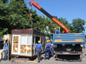 Круглосуточный демонтаж киосков и павильонов