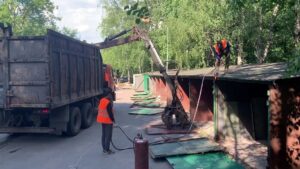 Демонтаж гаражей и киосков на заказ